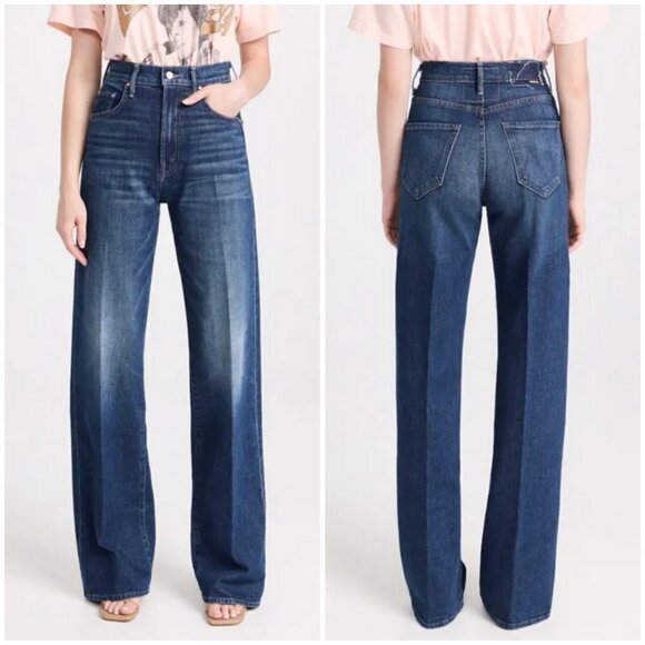 💕MOTHER SUPERIOR💕 The Lasso Heel Jeans ~ Let's Wine About It 32 NWT - Picture 8 of 16